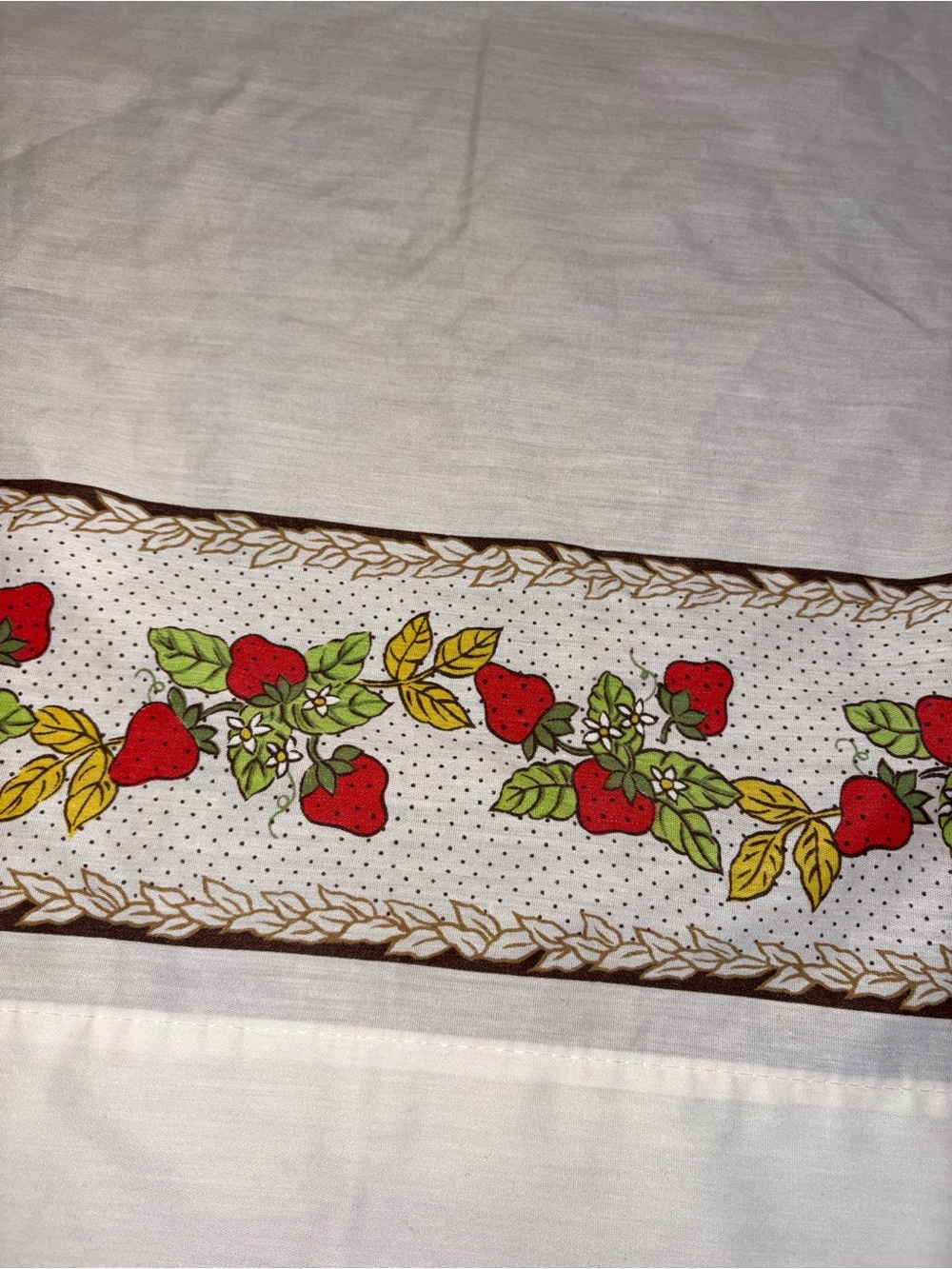 Vintage Strawberry Kitchen Curtains - Super Nice!🍓🍓🍓Whimsy Cottagecore